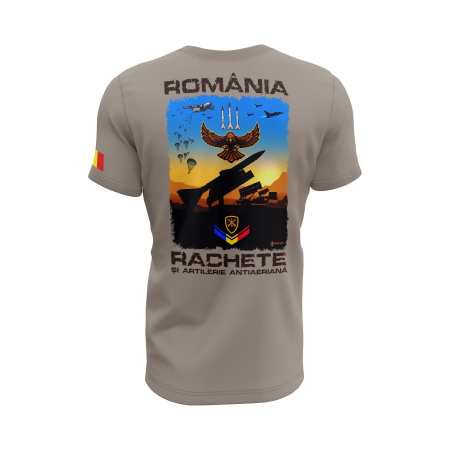 Rachete și Artilerie Antiaeriană - Tricou Premium din Bumbac 100%, 190 GSM, Pre-Micșorat - Zinc [3]