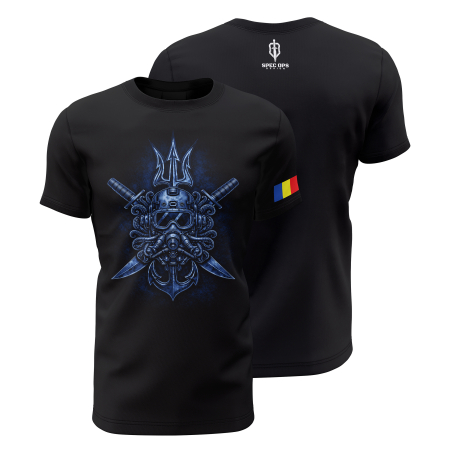 Noutăţi - Scafandri Utilitari - Tricou Premium din Bumbac 100%, 190 GSM, Pre-Micșorat - Negru