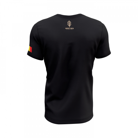 Echipa de Airsoft - Tricou Premium din Bumbac 100%, 190 GSM, Pre-Micșorat - Negru [3]