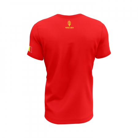 Respect pentru Salvatori - Tricou Premium din Bumbac 100%, 190 GSM, Pre-Micșorat - Roşu [3]