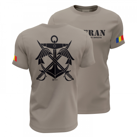 Patriotic - Veteran al Forțelor Armate Române - Tricou Premium din Bumbac 100%, 190 GSM, Pre-Micșorat - Zinc