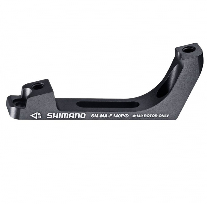 Adaptor montaj etrier fata SHIMANO Post/Flat, pentru disc 140 mm, negru [2]