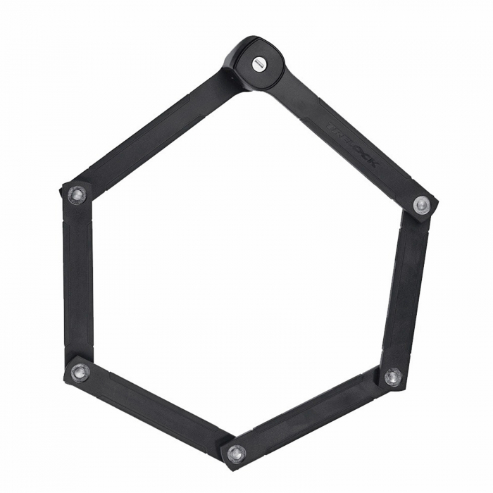 Antifurt modular pliabil cu cheie TRELOCK FS 380/100 Light, 100 cm, 6 elemente, negru [6]