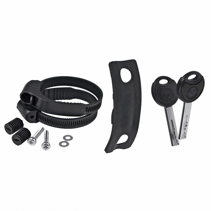 Antifurt modular pliabil cu cheie TRELOCK FS 380/100 Light, 100 cm, 6 elemente, negru [8]