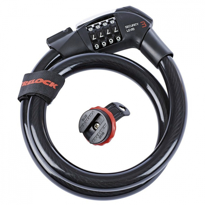 Antifurt TRELOCK KS Dragon, 100/1.9 cm, negru [2]