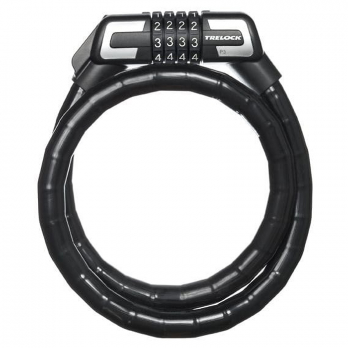 Antifurt TRELOCK P3, 100/1.9 cm, negru [2]