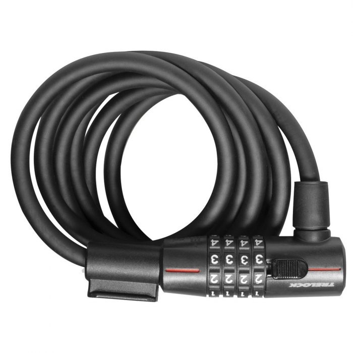 Antifurt TRELOCK SK 312, inchidere cu cifru, 180/1.2 cm, negru [2]