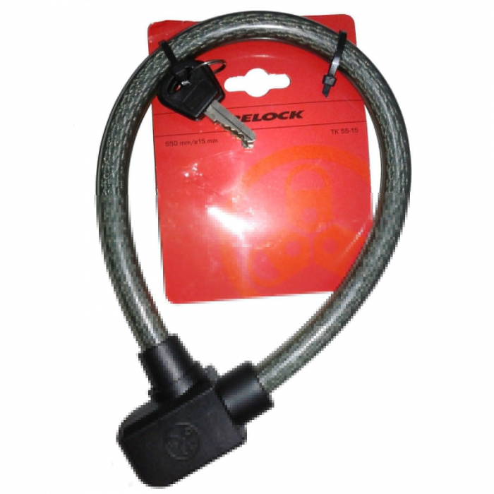 Antifurt TRELOCK TK, 55/1.5 cm, inchidere cu cheie [3]