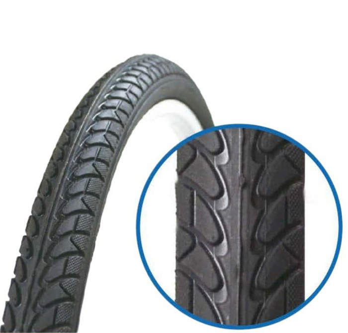 Anvelopa rigida 28"x1.75 COLINELLI ZY-010, (700x45C), negru​​​​​​​ [2]