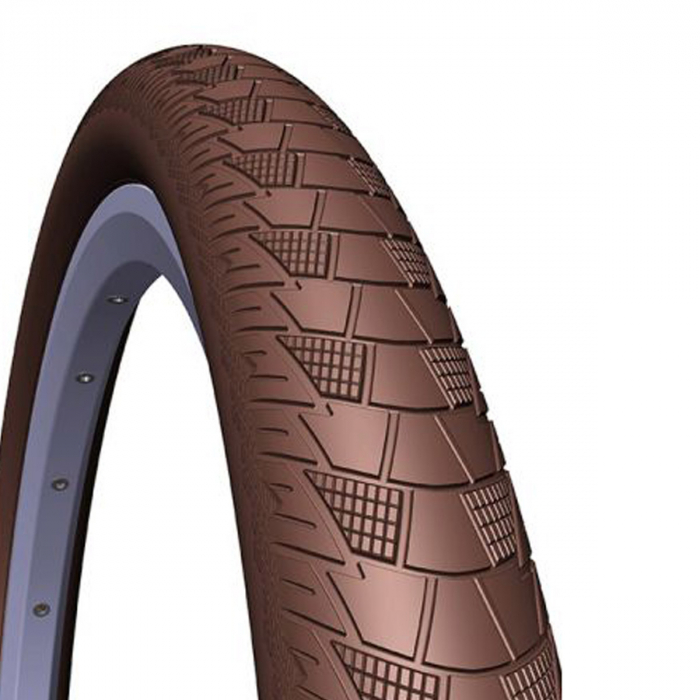 Anvelopa Bicicleta Rubena V99 Cityhopper - 26 x 2.25 Inch Maro [1]