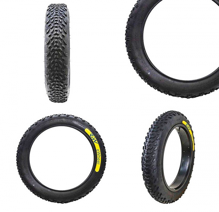 Anvelopa Fat Bike E.Wheel, negru [4]
