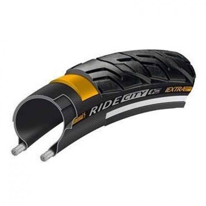 Anvelopa pe sarma 700x35C CONTINENTAL Ride City (35-622), maro/reflex [3]