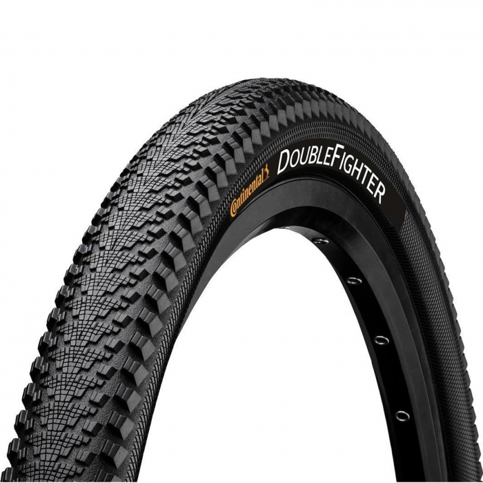 Anvelopa pe sarma 27.5x2.0 CONTINENTAL DoubleFighter III (50-584), negru [1]
