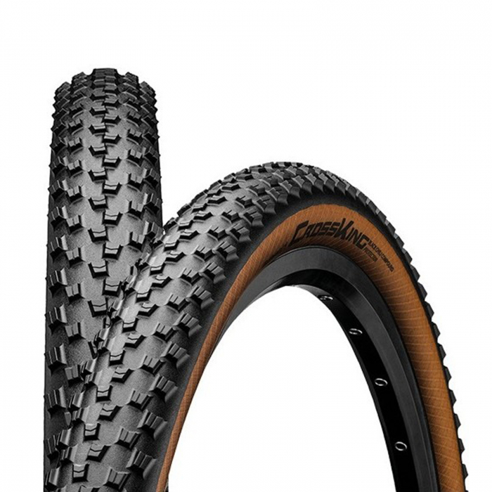 Anvelopa pliabila 29"x2.2 CONTINENTAL Cross King Protection (55-622), negru/maro [3]
