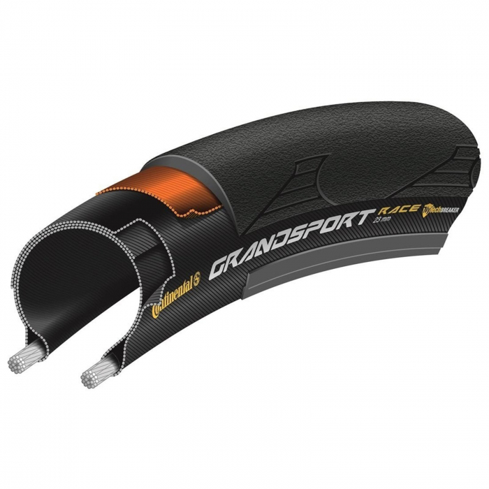 Anvelopa 700x25C CONTINENTAL Grand Sport Race (25-622), negru [3]