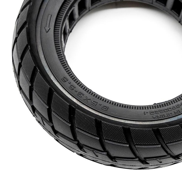 Anvelopa trotineta 8.5"x3.0 FIVESTARS Ultra-Light Ewheel Black Line, plina, negru [4]