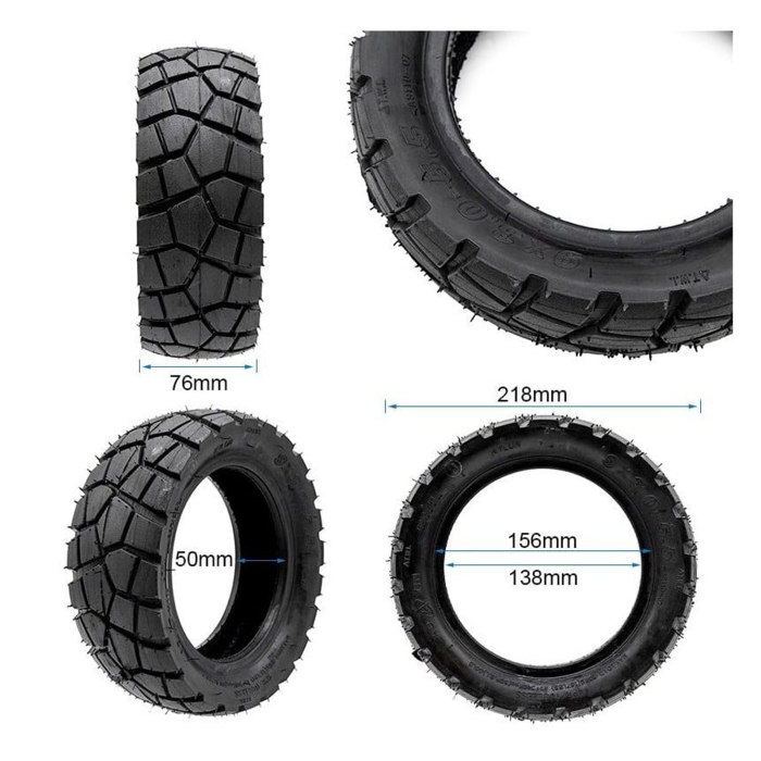 Anvelopa trotineta 9"x3.0-5.5 WANDA, pentru trotineta Kukirin G2 Pro 2024 Aoxin, tubeless, negru [5]