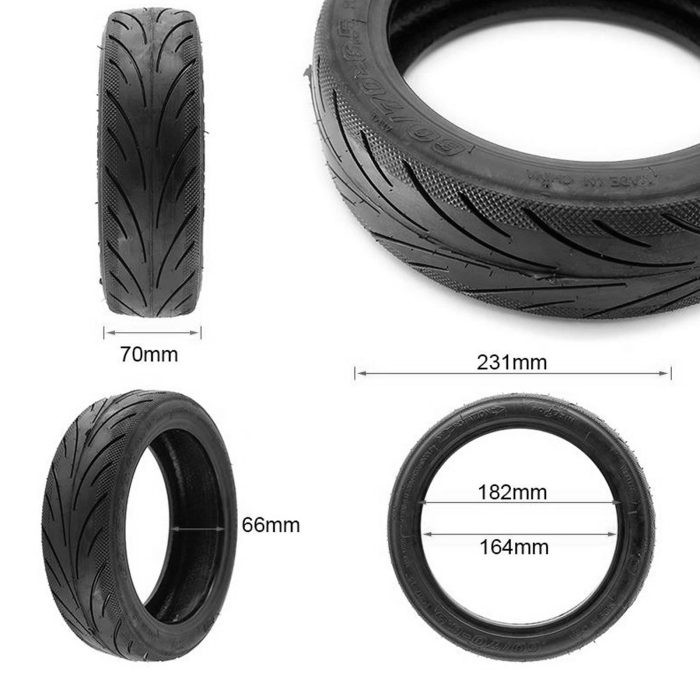 Anvelopa trotineta 6.5"x2.50 WANDA, tubeless, 60/70-6.5 [4]