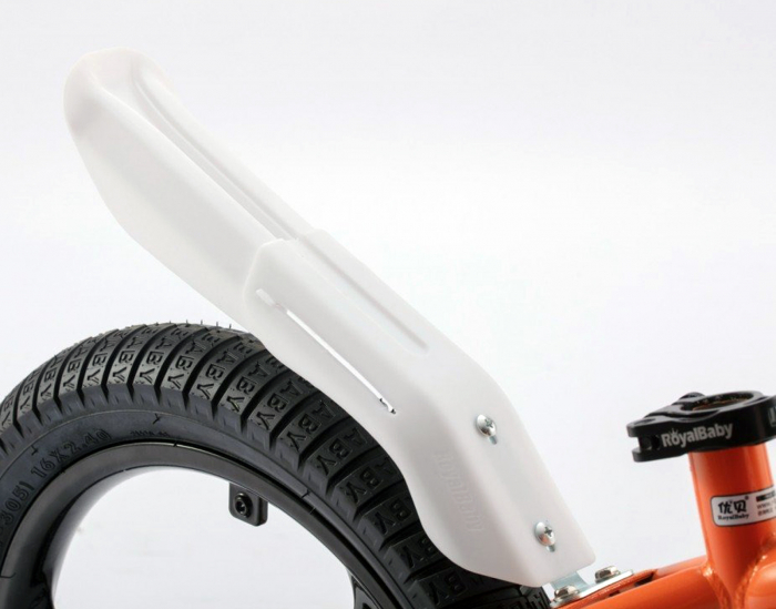 Set aparatori noroi extensibile ROYAL BABY, compatibile roata 20", albe [4]