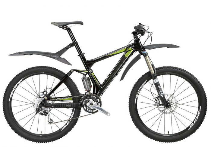 Set aparatori noroi TOPEAK Defender FX|RX, compatibile 26", negru/gri [5]