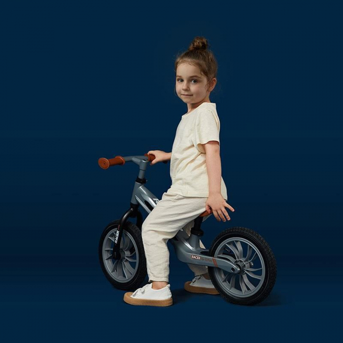 Balance bike 12" QPLAY Racer, rosu [3]