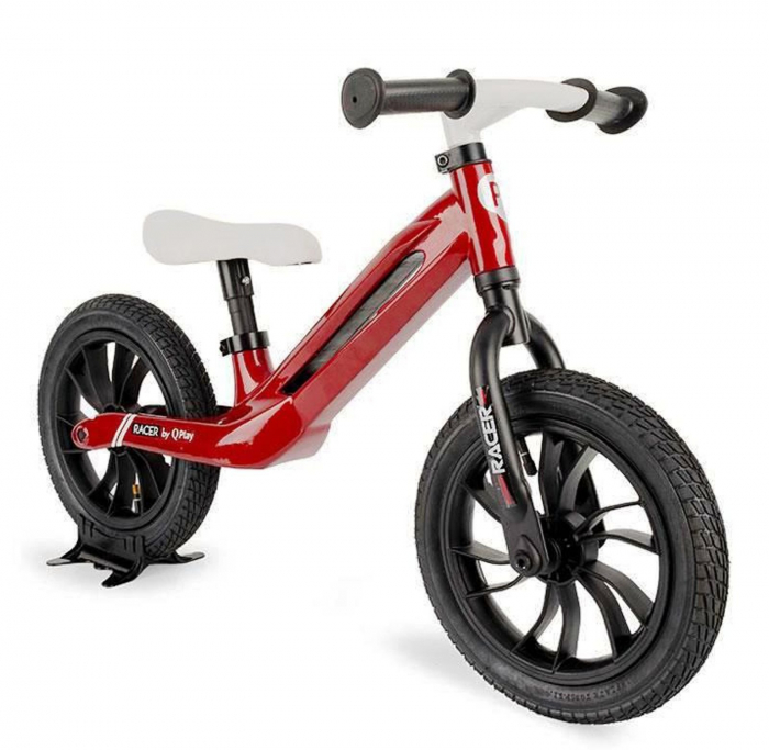 Balance bike 12" QPLAY Racer, rosu [2]