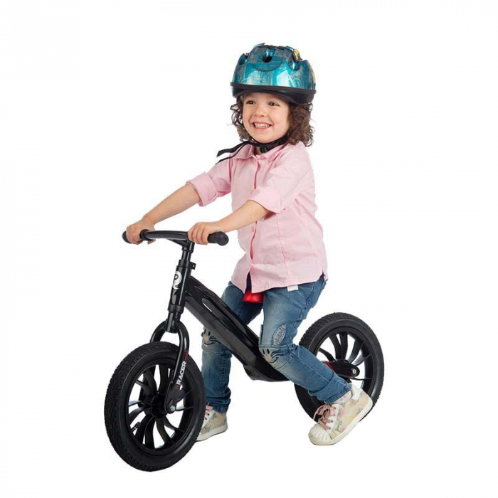 Balance bike Qplay Racer negru/rosu [4]