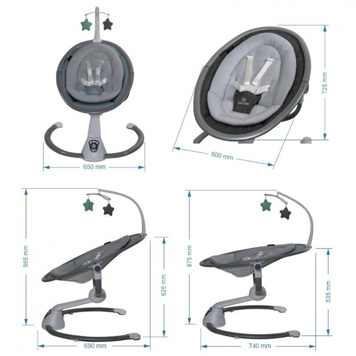 Balansoar multifunctional COCCOLLE Freya Baby blue [12]