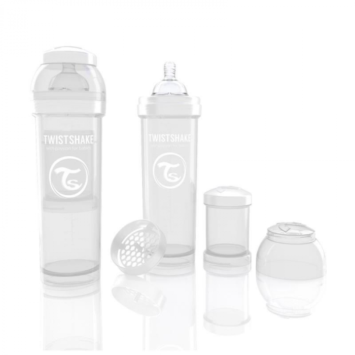 Biberon Twistshake Anti - Colici 330 ml Alb [2]