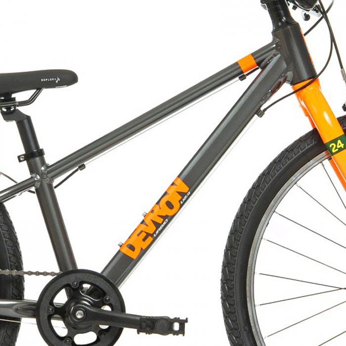 Bicicleta 24" MTB-HT DEVRON Urbio U2.4 SuperLight, cadru aluminiu 12.5", manete secventiale, frane V-Brake, 8 viteze [9]