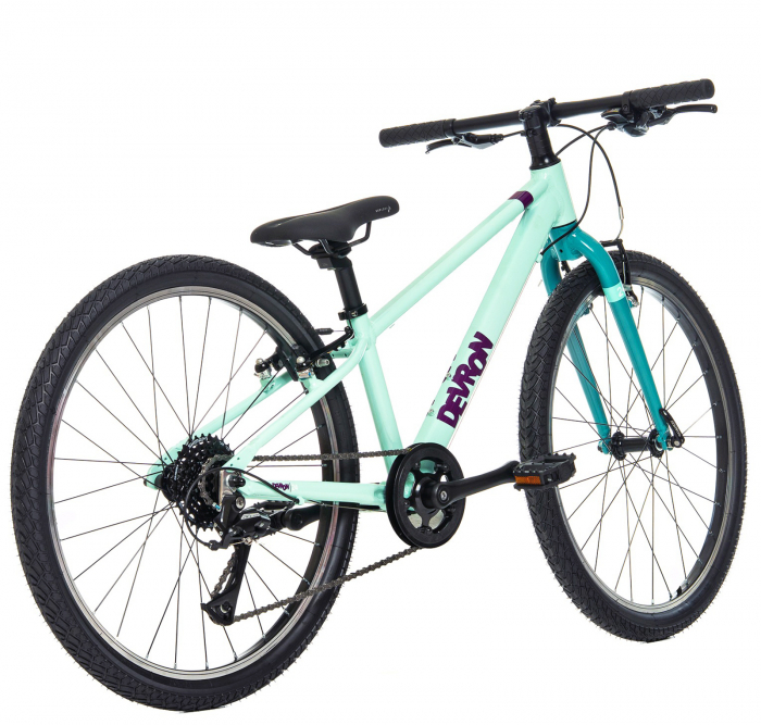 Bicicleta 24" MTB-HT DEVRON Urbio U2.4 SuperLight, cadru aluminiu 12.5", manete secventiale, frane V-Brake, 8 viteze [3]