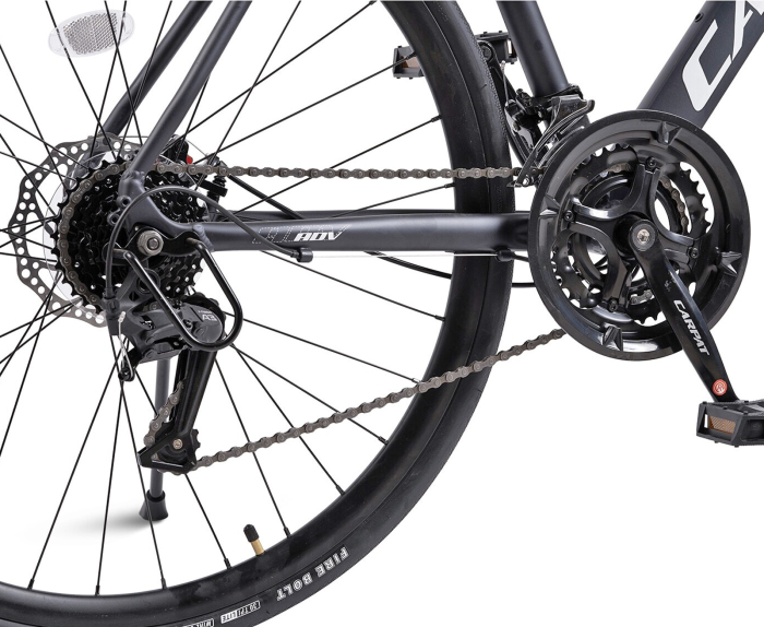 Bicicleta gravel 28" CARPAT ADVantage, cadru aluminiu 20", manete secventiale, frane disc, 24 viteze [8]