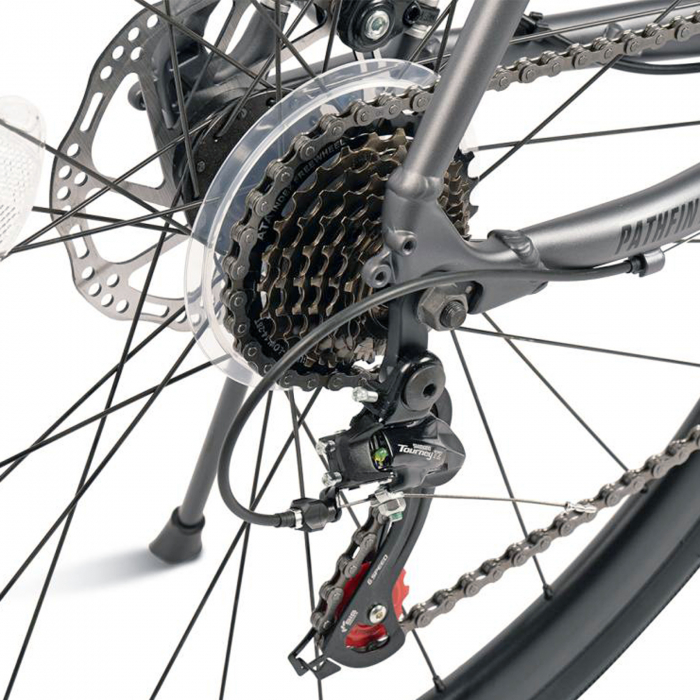 Bicicleta ciclocross 28" CARPAT Pathfinder 3.0, cadru aluminiu 20", manete index, frane disc, 14 viteze [8]