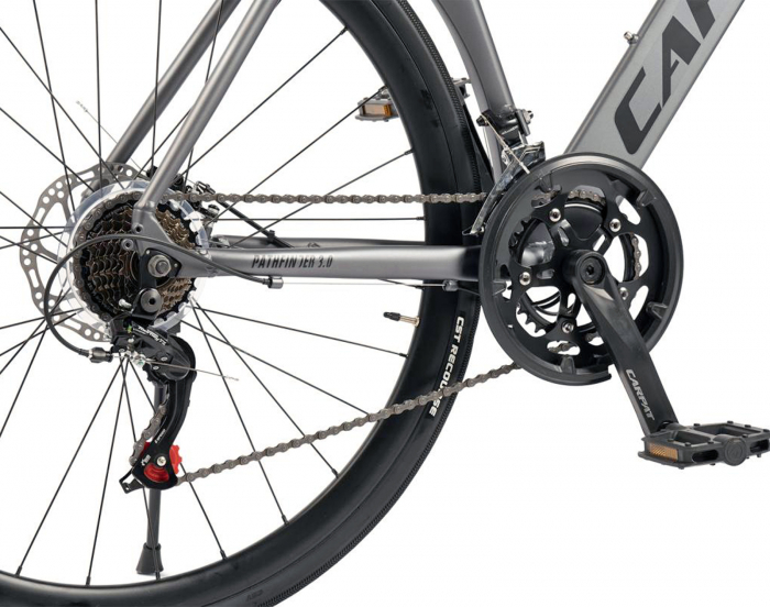 Bicicleta ciclocross 28" CARPAT Pathfinder 3.0, cadru aluminiu 20", manete index, frane disc, 14 viteze [9]