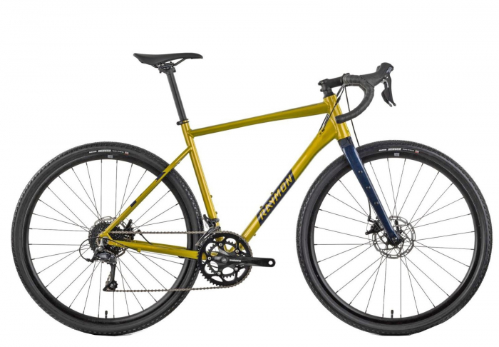 Bicicleta ciclocross 28" RAYMON Territ, cadru aluminiu, manete ergopower, frane disc, 18 viteze, verde [2]