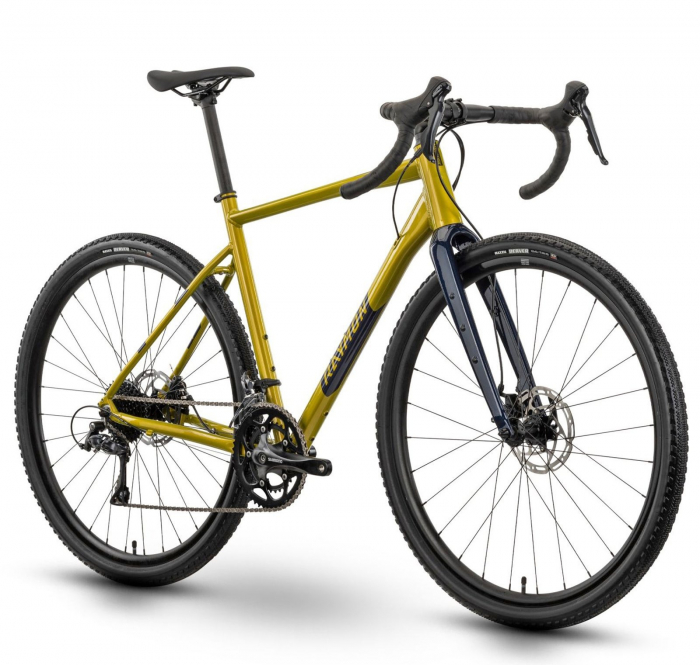 Bicicleta ciclocross 28" RAYMON Territ, cadru aluminiu, manete ergopower, frane disc, 18 viteze, verde [1]