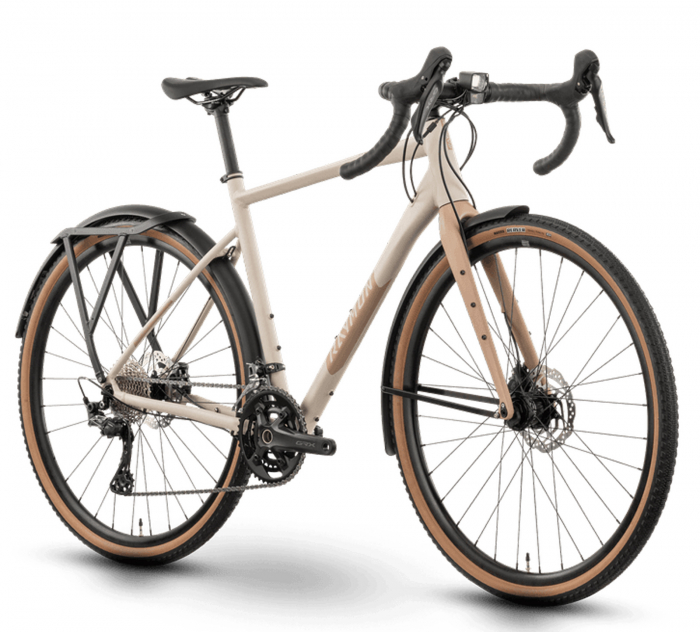 Bicicleta ciclocross 28" RAYMON Territ Pro Street, cadru aluminiu, manete ergopower, frane hidraulice, 22 viteze, maro [1]