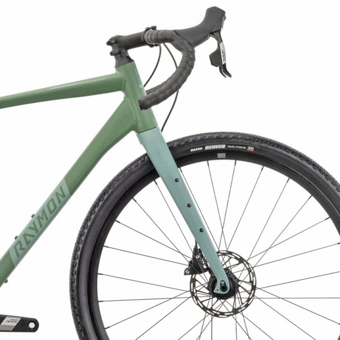 Bicicleta ciclocross 28" RAYMON Territ Ultra, cadru aluminiu, manete ergopower, frane hidraulice, 12 viteze, verde [4]