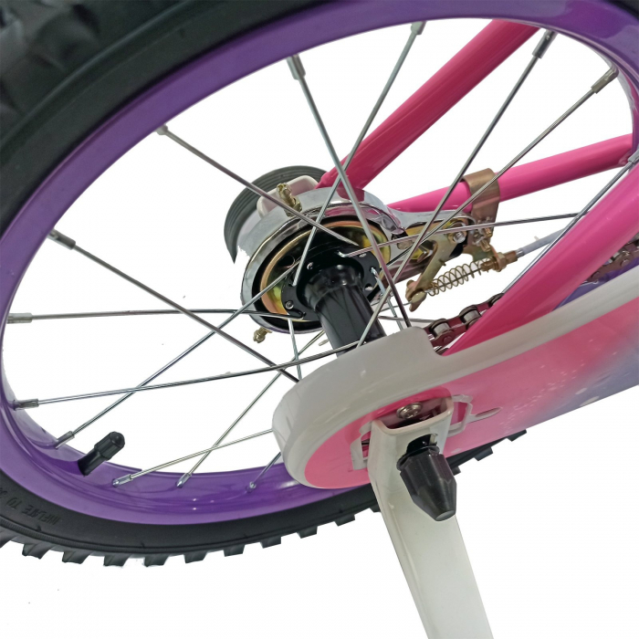 Bicicleta copii 12" BR Jasmine, mov, varsta 2-4 ani [6]