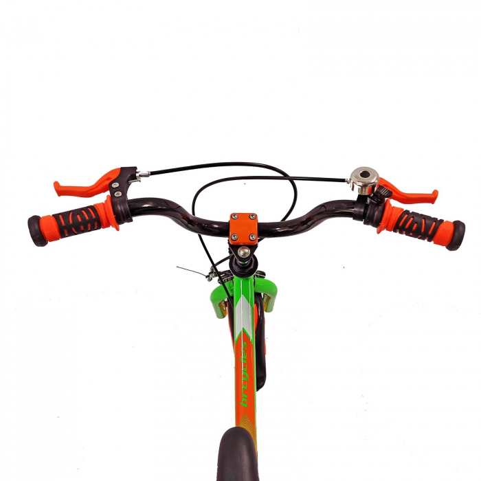 Bicicleta copii 12" BR Jasper, albastru/portocaliu, varsta 2-4 ani [4]