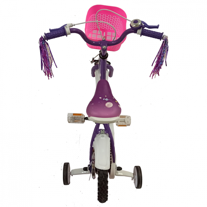 Bicicleta copii 12" BR Jasmine, mov, varsta 2-4 ani [9]