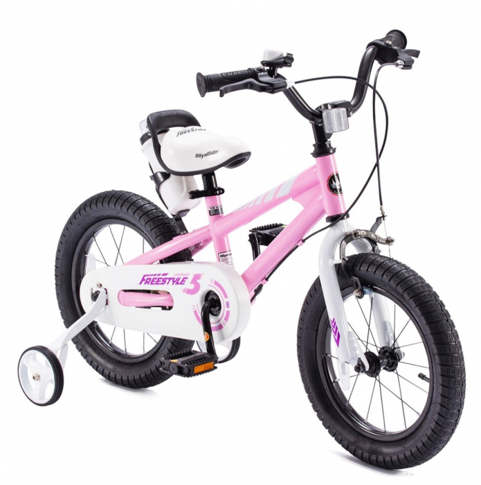 Bicicleta copii 12" ROYAL BABY Freestyle, verde, varsta 2-4 ani [4]