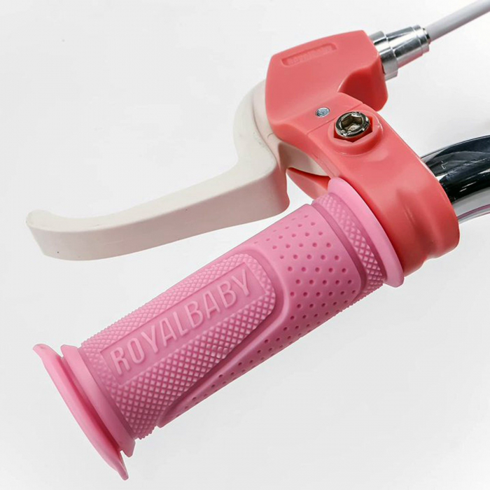 Bicicleta copii 12" ROYAL BABY Little Swan, roz, varsta 2-4 ani [6]