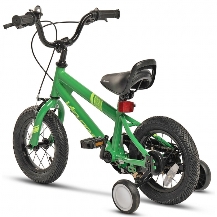 Bicicleta copii 12" VELORS Flash V1203, albastru, varsta 2-4 ani [3]