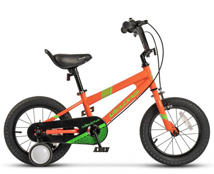 Bicicleta copii 12" VELORS Flash V1203, albastru, varsta 2-4 ani [2]