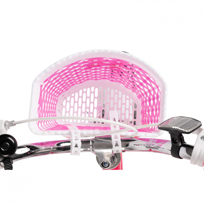 Bicicleta copii 12" VELORS Pony V1204, fucsia, varsta 2-4 ani [6]