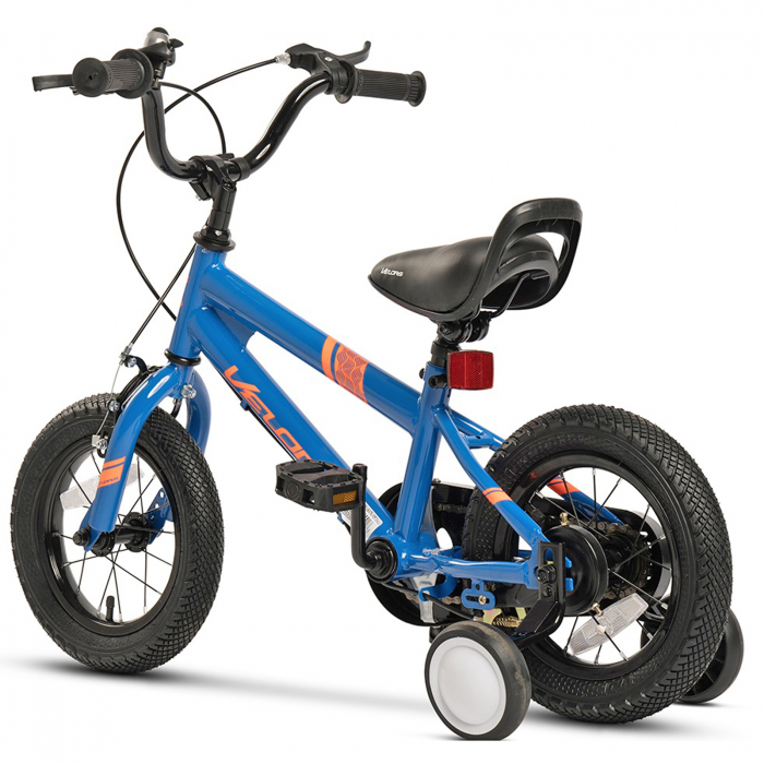 Bicicleta copii 12" VELORS Flash V1203, albastru, varsta 2-4 ani [3]