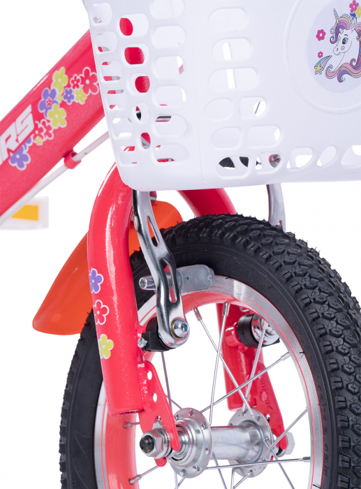 Bicicleta copii 12" VELORS Unicorn, varsta 2-4 ani [4]