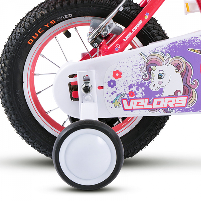 Bicicleta copii 12" VELORS Unicorn, varsta 2-4 ani [7]