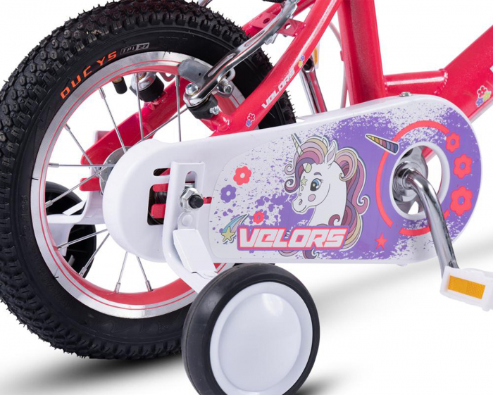 Bicicleta copii 12" VELORS Unicorn, varsta 2-4 ani [6]
